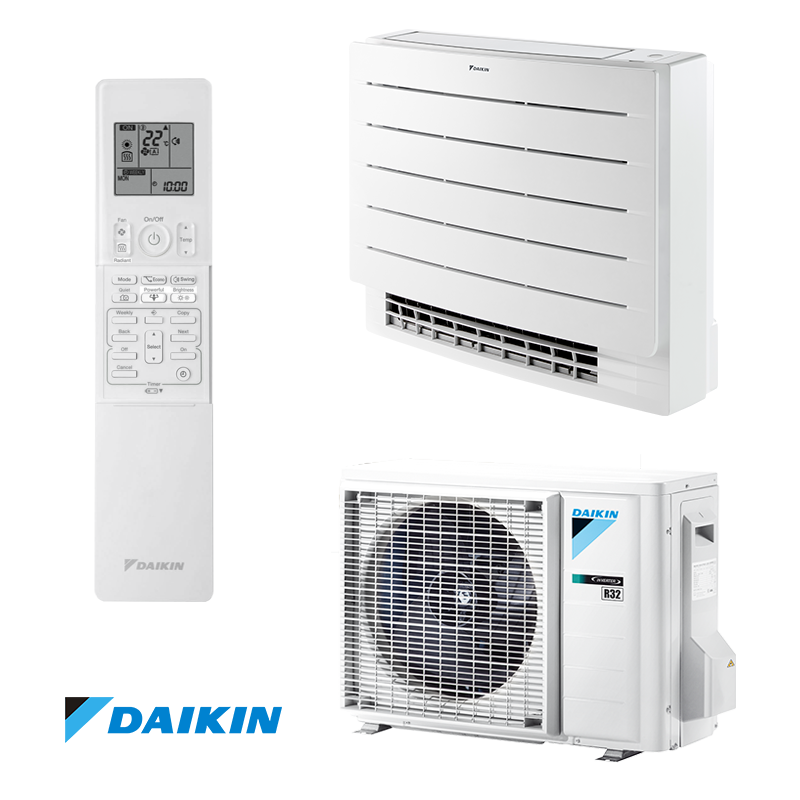 Daikin Perfera FVXM25B + RXM25A9 Inverter Air Conditioner - Floor Mounted Unit